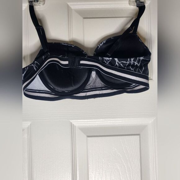 XOXO 36C Black Gray Padded No Underwired Intimate & Sleepwear Women's Bra - Picture 7 of 10